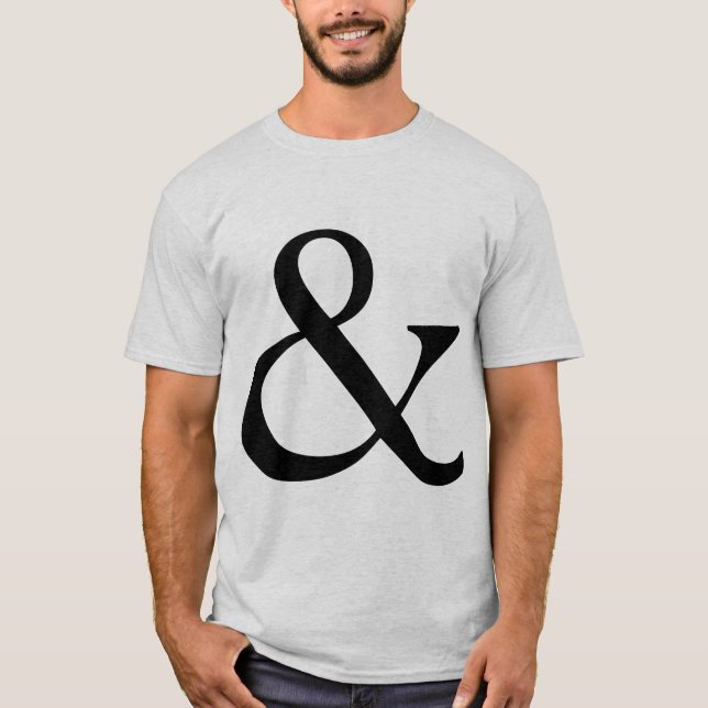 T-shirt Ampersand (Devant)