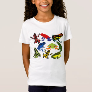 T-Shirt Amphibies de grenouille d'enfants d'enfants
