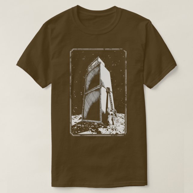 T-shirt Amplificateur en métal de Doom botte tube guitare  (Design devant)