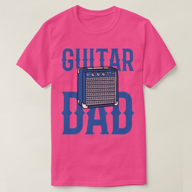T-shirt Amplificateur guitare papa (Design devant)