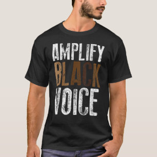 T-shirt Amplifier l'autonomisation noire de Black Voices H