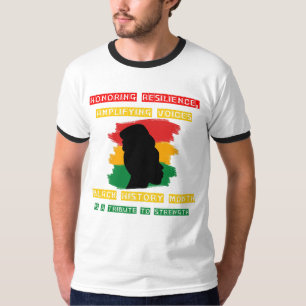 T-shirt Amplifier les voix avec le Mois de l'histoire des