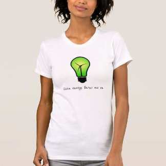 T-shirt Ampoule d'énergie propre - la chemise des femmes