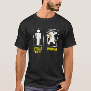 T-shirt Ampu Humour Unicorn Leg Arm Drôle récupération