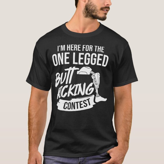 T-shirt Amputation de la jambe prothétique (Devant)