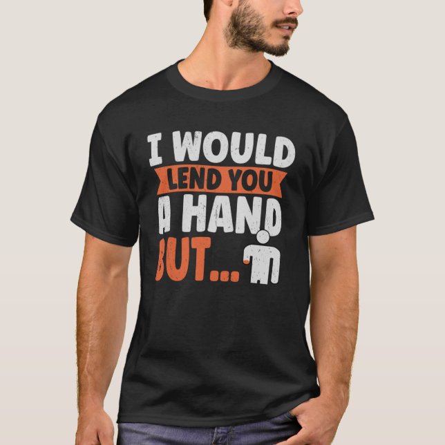 T-shirt Amputation du bras main Amputation requise (Devant)