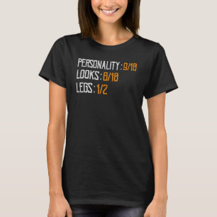 T-shirt Amputation - Personnalité Regards Jambes Amputé Dr