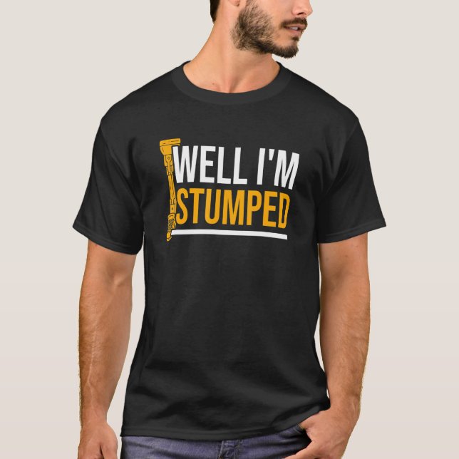 T-shirt Amputé Humour étouffé bras de jambe amusant récupé (Devant)