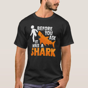 T-shirt Amputee Plaisanter Poignée Prosthétique requin pou