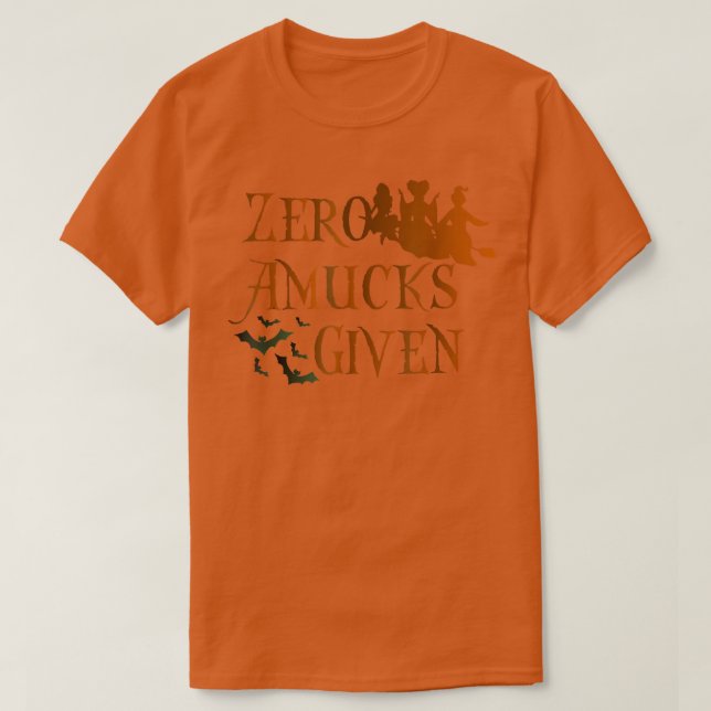 T-shirt Amucks Zéro Drôle Donné Mignonne Amuck Avec Hauteu (Design devant)