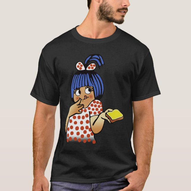 T-shirt Amul Butter Girl Iconic Indian Culture design Clas (Devant)