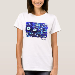 T-shirt Amulettes bleues d'oeil mauvais