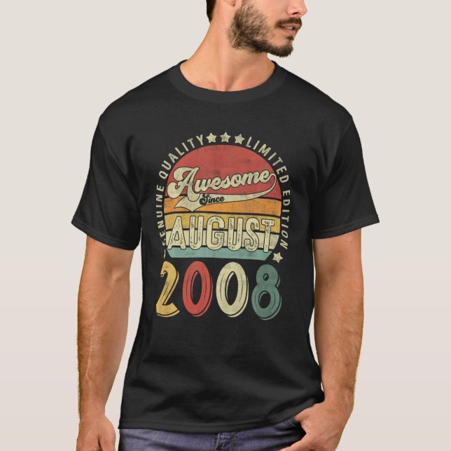 T-shirt Amusant 13 Ans 13E Anniversaire Design Fabriqué Au (Devant)