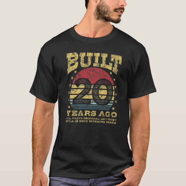 T-shirt Amusant 20e anniversaire 20 ans Jour B Plaisanteri (Devant)