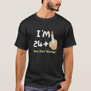 T-shirt Amusant 25 Ans Gag Cadeau Pour Lui Ou Elle