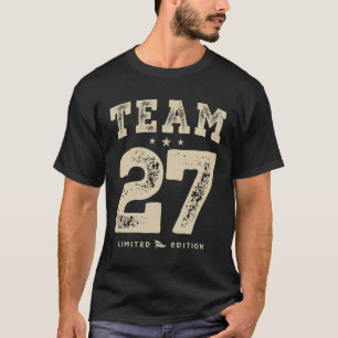 T-shirt Amusant 27e anniversaire âge 27 ans