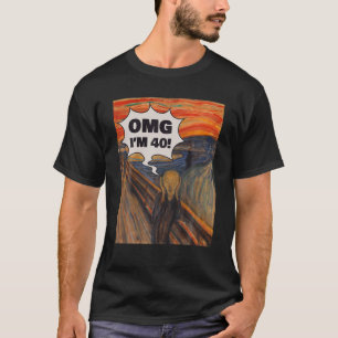 T-shirt Amusant 40E Anniversaire 40 Ans