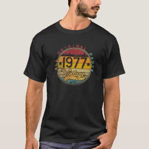 T-shirt Amusant 45E Vintage 1977 T 45 Ans Gi Anniversaire