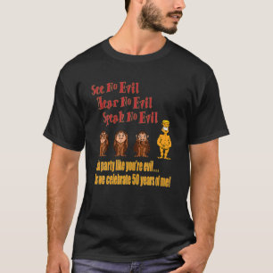 T-shirt Amusant 50E Anniversaire Fête - Amusant 50E Annive