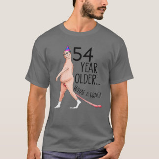 T-shirt Amusant 54 Ans 54E Anniversaire Fête Née En 1966