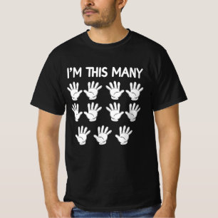 T-shirt Amusant 65ème anniversaire Cette main de beaucoup 