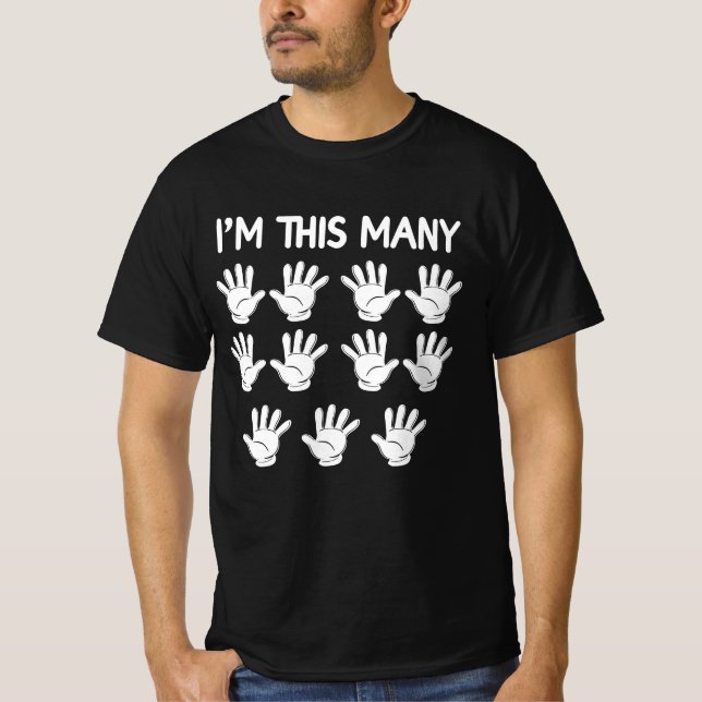 T-shirt Amusant 65ème anniversaire Cette main de beaucoup  (Devant)