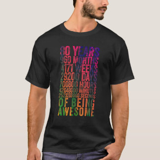 T-shirt Amusant 80ème anniversaire Chemise Vieux Mètre Drô