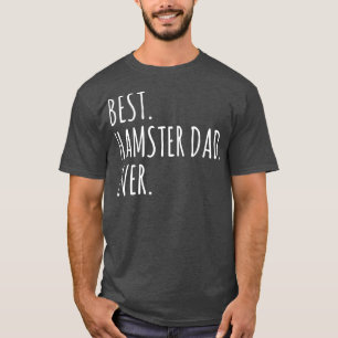 T-shirt Amusant Adulte Meilleur Hamster Papa Jamais