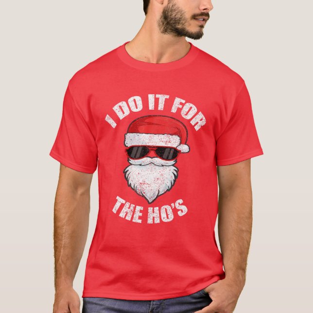 T-shirt Amusant Adulte Naughty Christmas Dirty Pajama Ho P (Devant)