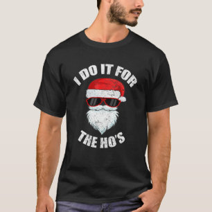 T-shirt Amusant Adulte Naughty Christmas Dirty Pajama Ho P