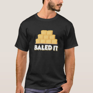 T-shirt Amusant Agriculture Balle It Agro Hay Bale Amusant