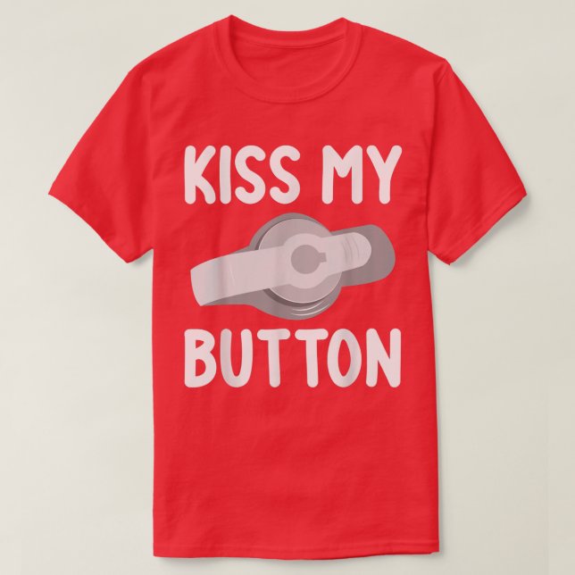T-shirt Amusant Alimentation Tube Sensibilisation Baiser M (Design devant)
