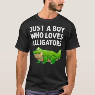 T-shirt Amusant Alligator Design Garçons Enfants Hommes Re