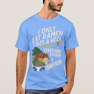 T-shirt Amusant Amant Ramen Anime Dit Noodle Japonais 