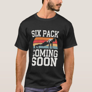 T-shirt Amusant Amateur de Gym Citations Drôles de Six Pac