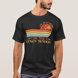 T-shirt Amusant Amateur de Nourriture Rétro JE SUIS ICI JU