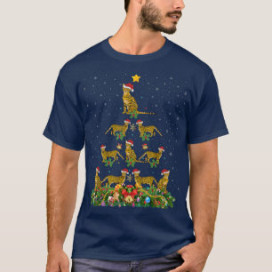 T-shirt Amusant Amoureux des chats du Bengale Père Noël Be