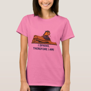 T-shirt Amusant Ancien Sphinx Égyptien Conception De Plais