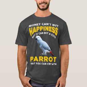 T-shirt Amusant animal de compagnie African Grey Parrot Pl