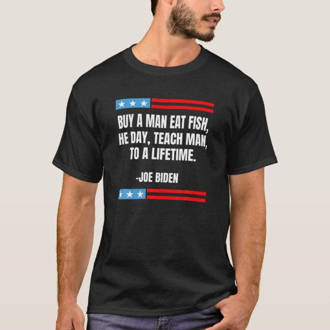 T-shirt Amusant Anti Joe Biden Trump Élection Républicaine (Devant)
