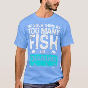 T-shirt Amusant Aquarium Conception Pour Hommes Femmes Pêc