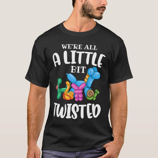 T-shirt Amusant artiste animal de ballonNous sommes tous u (Devant)