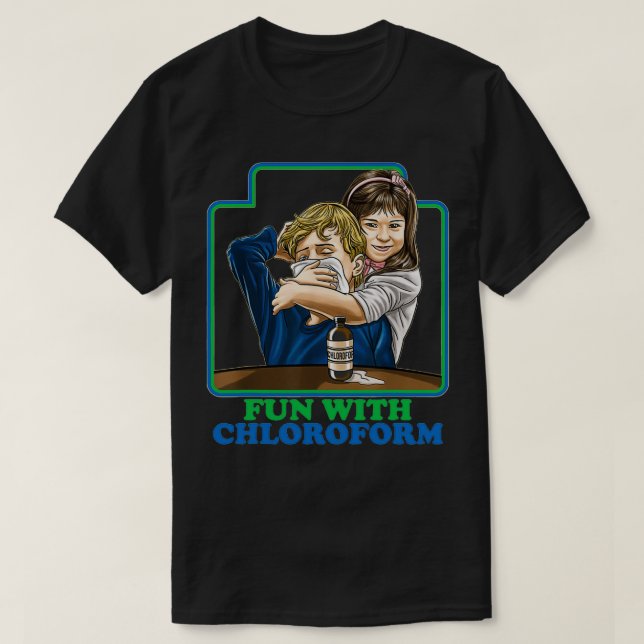 T-shirt Amusant Avec Chloroforme Drôle Humour foncé Sarcas (Design devant)