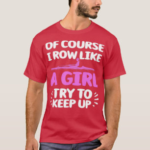 T-shirt Amusant Aviron Art Bien Sûr Je Range Comme Une Fil