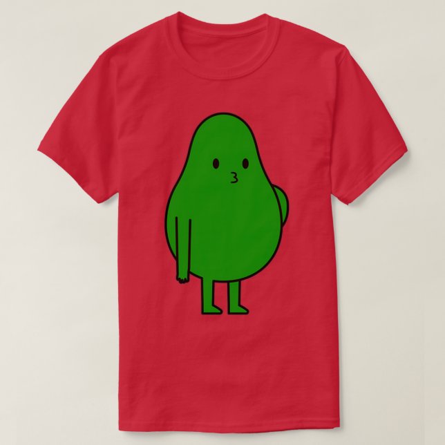 T-shirt Amusant Avocado Fruit bio et aliments sains pour V (Design devant)
