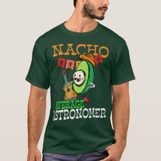 T-shirt Amusant Avocado Sombrero Fiesta Nacho Astron moyen