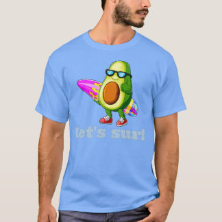 T-shirt Amusant Avocado Surf 5 2