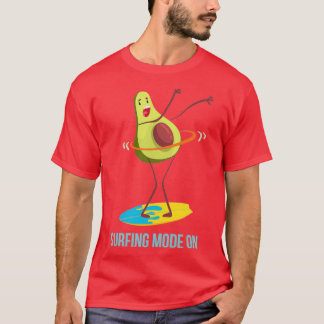 T-shirt Amusant Avocado Surfing 42