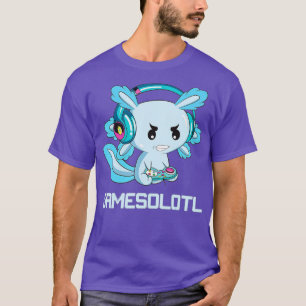 T-shirt Amusant Axolotl Lover Gamesalotl Jeu Axolotl Enfan