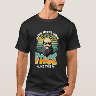 T-shirt Amusant Bald Guys Design pour papa et grand-père 